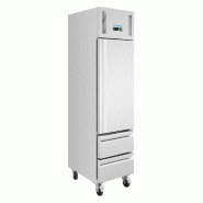 Armoire réfrigérée négative inox - 1 porte et 2 tiroirs  - GN compacte série G - 180L - Polar - UA116