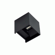 Beneito & Faure Applique murale LED noire IP54 6,8 W avec ailettes réglables 3000 K - noir 3985