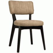 Chaise restaurant Patrick – crème – chaise professionnelle CHR – base 16 pièces - beige Bois massif CHA-PATRICK-CREME-16