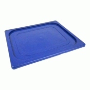 Couvercle Polypropylène Clippé GN 1/2 - HACCP Bleu - Gastroland - bleu plastique polypropylène 3701666009532