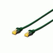 DIGITUS Câble patch CAT 6A S/FTP, 5 m, vert - vert 4016032327516