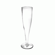 Flûte champagne PS cristal transparent 12,5cl Ø4,9x20cm - par 100