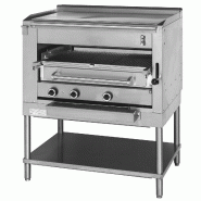 Grill steakhouse haut rendement avec plaque grillade 3 brûleurs - série ec Grill steakhouse haut rendement avec plaque grillade 3 brûleurs - série ec