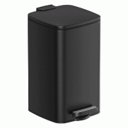 Helloshop26 - Poubelle de salle de bain corbeille à déchets à pédale avec couvercle 6 litres pour les petits espaces fermeture en 12_0007255 - aci