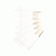 Kit extension gondole simple face métal Shelving 50 - L.100cm