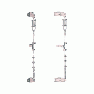 Ligne de vie verticale - SECURIFIL Verticale - Sylev - pour chaînes, câbles, cordages, sangles et accessoires de levage