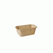 Papstar Lot de 50 moules en papier sulfurisé, long. 110 mm, 167 ml, brun - marron papier 87113