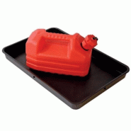 Petit bac de rétention - stockage de 10L à 60L - sans caillebotis - noir_0