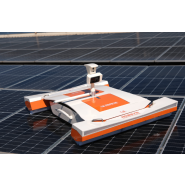 Robot autonome de nettoyage de panneaux solaires - Contrôle Autonome - Inspection Thermique - Diffusion en direct Robot autonome de nettoyage de panneaux solaires - Contrôle Autonome - Inspection Thermique - Diffusion en direct
