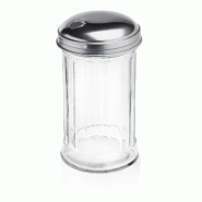 Sucrier style américain 300 ml Ø 7,5 cm inox verre lot de 6 - Was Germany - verre 4044925162418