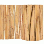 Vidaxl clôture bambou 500 x 50 cm 142682