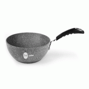 Wok en aluminium forgé Food Network - Forn-Ok Excelsa Aluminium Gris 50,5x29x14,5 cm 3 L - aluminium 61109