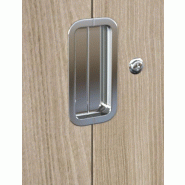 Armoire moyenne avec 4 portes battantes TAK - Mobel Linea - Chêne grisé_0