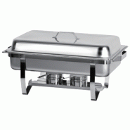 Chafing dish GN 1/1 en acier inoxydable - Avec ou sans couvercle coulissant ou classique Chafing dish GN 1/1 en acier inoxydable - Avec ou sans couvercle coulissant ou classique