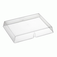 Couvercle pour plateau Fluid' PP ref 39880 39x29x13.5cm  - par 10