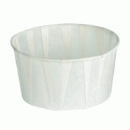 ECOLOMIQUE - 250 Pcs - Pot papier plissé blanc - 165 ml, Diam: 8 cm, Hauteur: 4 cm - ECO209POP550 - blanc papier ECO209POP550 ECOLOMIQUE - 250 Pcs - Pot papier plissé blanc - 165 ml, Diam: 8 cm, Hauteur: 4 cm - ECO209POP550 - blanc papier ECO209POP550