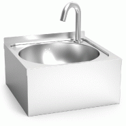 Lave-mains électronique mural à piles eau chaude et froide 450x450x200 mm. - 061210FRIC