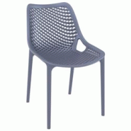 Ligne chr air chaise - gris fonce carton de 4 - gris plastique MCH-49222-GRFO Ligne chr air chaise - gris fonce carton de 4 - gris plastique MCH-49222-GRFO