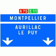 Panneau directionnel D62c - autoroute - signalisation directionnelle - WP Signalisation Panneau directionnel D62c - autoroute - signalisation directionnelle - WP Signalisation