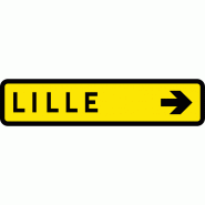 Panneau voierie temporaire présignalisation KD43c Panneau voierie temporaire présignalisation KD43c