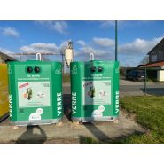 Conteneur pour gestion des déchets verre et emballages