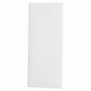 Serviette-étui pour couverts intissé blanc 33x40cm - par 700