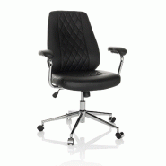 Siège de direction pour bureau à domicile  THEO I Noir hjh OFFICE - noir plastique 729450
