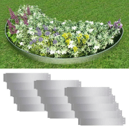 Vidaxl clôture de pelouse 15 pcs acier galvanisé 100x20 cm 274903 Vidaxl clôture de pelouse 15 pcs acier galvanisé 100x20 cm 274903