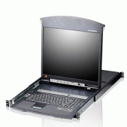ATEN KL1508AN Commutateur KVM LCD 48cm Multi-Interface Cat 5 Ã 8 ports, FR-Layout ATEN KL1508AN Commutateur KVM LCD 48cm Multi-Interface Cat 5 Ã 8 ports, FR-Layout