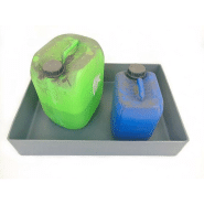 Bacs de rétention 25L - avec ou sans caillebotis - fabriqués en France - BCRTTHDGR-PU01_0