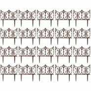Bordure de jardin en fonte Valentine Lot de 20 Esschert Design - marron 3700866360733 Bordure de jardin en fonte Valentine Lot de 20 Esschert Design - marron 3700866360733