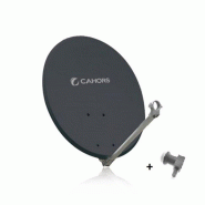 CAHORS Antenne Parabolique Alu 65cm + Lnb 141202r13 - gris 3579431412029