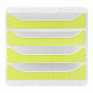 Exacompta BIG-BOX Chromaline cristal/vert anis translucide - vert matière synthétique 310335D_0
