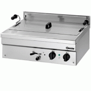 Friteuse à beignets électrique - 21 ou 35 litres - Acier inox 18/10 - Thermostat réglable 90-195°C Friteuse à beignets électrique - 21 ou 35 litres - Acier inox 18/10 - Thermostat réglable 90-195°C