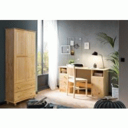 Möbilia Chaises de salle à manger, lot de 2 | pin massif | assise en planche | L 42 x P 42 x H 92 cm | vernis naturel - beige Bois massif 19020034 Möbilia Chaises de salle à manger, lot de 2 | pin massif | assise en planche | L 42 x P 42 x H 92 cm | vernis naturel - beige Bois massif 19020034