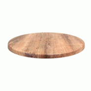 Plateau rond de table extérieur Classic Line Ø60cm décor atacama cherry