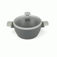 Sauteuse avec couvercle Nordic Grey Excelsa Aluminium Gris 40,5x29x14 cm 3,8 L - gris aluminium 67307
