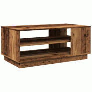 VidaXL Table basse vieux bois 102x55x43 cm bois d'ingénierie Modèle Grandezza Élite - 856800