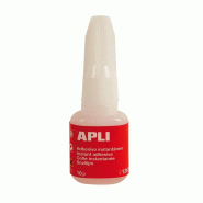 Apli Lot de 12 Flacon de colle instantanée, avec pinceau, 10 g - 8410782136774