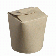 Boite à pâtes fibre de bambou mini format Ø5,5x6cm - par 1000
