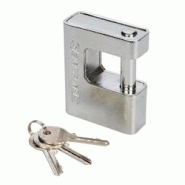 Cadenas Monobloc Blindé 80 mm – Sécurisé, Résistant aux Effractions – Protection Optimale - Silverline - gris 5060012965327 Cadenas Monobloc Blindé 80 mm – Sécurisé, Résistant aux Effractions – Protection Optimale - Silverline - gris 5060012965327