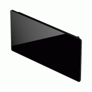 CAMPAVER Nativ Radiateur connecté Horizontal 1500W Verre massif Noir astrakan - Intuis - K161125_0
