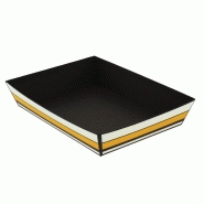 Corbeille carton rectangle Vogue 27x20 - Corbeille carton rectangle Vogue 27x20 -