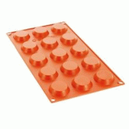 Deco'Relief Moule en Silicone 15 Mini Tartelettes 4,5 x 1 cm - DR213A Deco'Relief Moule en Silicone 15 Mini Tartelettes 4,5 x 1 cm - DR213A