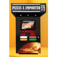 Distributeur de pizza avec une capacité de stockage  de 64 pizzas et jusqu'à 4 variétés différentes - MULTIQUATTRO 2.57