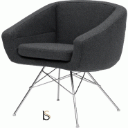 Fauteuil AIKO - Softline - Feld Anthracite 610_0