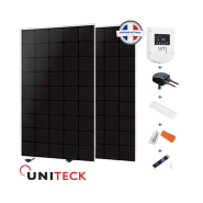 Kit solaire 240W 12V 2 panneau back-contact camping-car UNITECK