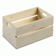 Mini cagette Bois couleur naturelle 8x5x4cm - par 90