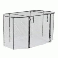 Mini serre pour potager surélevé 'cornwall' d14826 - d14827 - d14828