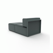 Module chaise-longue central THE FACTORY - vert